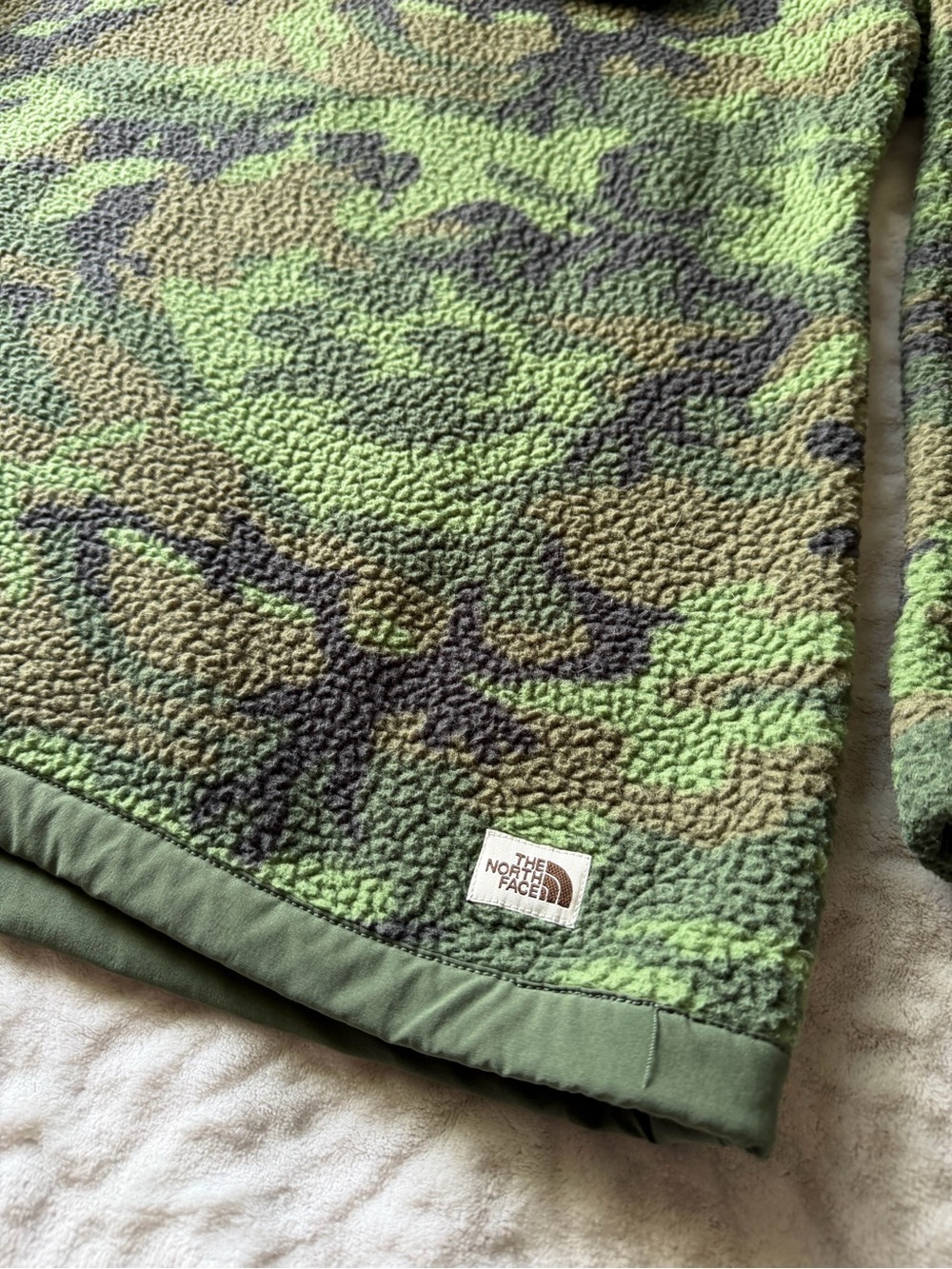 The North Face Men’s Cragmont Sherpa Fleece 1/4 Snap Front Pullover Jacket | M - Picture 3 of 11